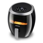 Asypets 8L Digital Air Fryer Oven, 1800W, 8 Presets, Black