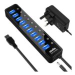 Atolla 10-Port USB 3.0 Hub with Switches