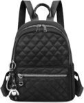 Aucuu Backpack Womens, Fashion Ladies Backpack, Lightweight Nylon Casual Rucksack, Small Daypack School Bag, Anti-Theft Travel Backpack for Women & Girls