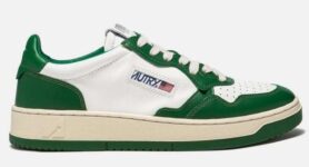 Autry Bicolour Leather Court Trainers – 7UK