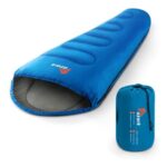 Azark Premium Sleeping Bag 350GSM 4-Season Adults and Kids Blue