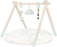 B. toys Wooden Baby Play Gym, Starry Sky, Natural Wood