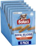 BAKERS Dental Delicious Medium Chicken Dog Chews 200g (Pack of 6)