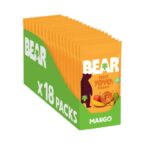 BEAR Mango Yoyos – Dried Fruit Rolls – Healthy – Vegan – 20g (18 packs)