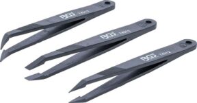 BGS 74312 Plastic Tweezers Set 3 pcs.