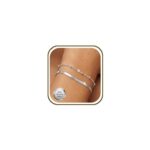 BMMYE 2 Pcs 925 Sterling Silver Bracelets for Women