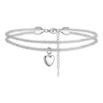 BMMYE S925 Sterling Silver Heart Bracelet for Women