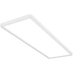 BRILONER – LED Panel, Ultra Slim Ceiling Light with Backlight Effect, 22W, 30000 lum, 4000K, LED Flush mount Lamp, Living Room Light