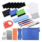 BROTOU Car Window Tint Kit with Vinyl Wrap Tools (12-Pack)