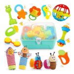 Baby Toys for 0-18 Months Rattle with Storage Box