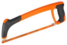Bahco 319 Pro Heavy Duty Hacksaw 12 & Bi-Metal 24TPI Sandflex Saw Blade