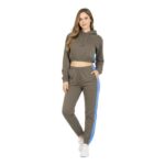 Bahob Womens 2-Piece Tracksuit: Hoodie Crop Top and Joggers, XS-XXL
