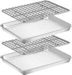 Baking Sheet & Rack Set 2 Sheet 2 Rack (9 x 7 x 1 inch) Sold by paiwen eu / FBA