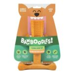 Bamboodles T-Bone Dog Chew Toy, Large, Peanut Butter