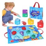 BananMelonBM Montessori Fishing Game for 1 Year Old