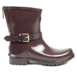 Barbour Mugello Ankle Wellington Boots – Black Cherry