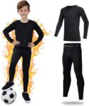 Base Layer Kids – Fleece Lined Skins for Boys Athletic Suit for 413 Age