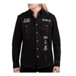 Battalion Shirt Long-Sleeved Shirt Black by Wornstar
