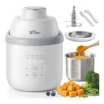 Bear NutriEase AllStage Stainless Steel Baby Food Blender OneStep Steamer