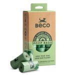 Beco Dog Poo Bags, 94% Recycled Plastic, Unscented Refill Rolls, 270 Bags