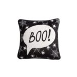 Bedlam Boo Luxe Velvet Halloween Filled Cushion