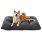 Bedsure Large Dog Crate Bed Washable, Fluffy Dog Mattress, 89x58x8cm, Grey. Sold by Bedsure Comfy Pet / FBA
