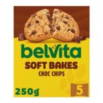 Belvita Belvita Soft Bakes Chocolate Chip Cereal Snack Bars Multipack 250g