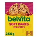 Belvita Soft Bakes Red Berries Cereal Bars 5 Pack