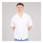 Bench Mens Auxin Short Sleeve Shirt White