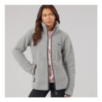 Bench Womens Edition Sherpa Fleece Jacket Grey