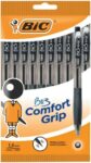 Bic BU3 Grip Ball Pens Black x10