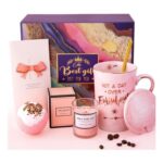 Biching Birthday Gifts for Women: 14oz Pink Mug Set