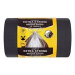 Bin Bags Extra Strong, 75 Litre, 20