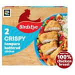 Birds Eye 2 x Crispy Tempura Battered Chicken Breast Steaks 170g (Nectar Price)