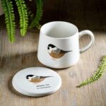 Birds Willow Tit Mug & Coaster Set (Free C&C Only)