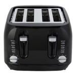 Black 4-Slice Toaster