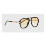 Black Chain Temple Navigator Sunglasses