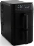 Black George Home Dual Basket Stackable Air Fryer 10L Free Delivery