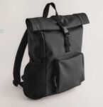 Black Roll Top Backpack 43 x 31 x 11.5cm – Free C&C