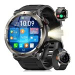 Blackview Military Smartwatch for Men with Calls, IP68, 100-Day Battery