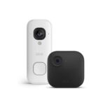 Blink Outdoor 4 Camera with free Blink Wired Doorbell 2K (newest gen), White, Sync Module Core included