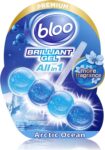 Bloo Brilliant Gel All in 1 Toilet Rim Block Cleaner, Arctic Ocean Fresh Scent, for All-Around Cleanliness, Long Lasting Freshness and Brilliant Shine.
