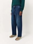 Blue Mid Barrel Fit Mens Classic Stretch Jeans – Free C&C