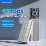 Blueendless 40Gbps M.2 NVMe SSD Enclosure USB4, Turbo Fan, Tool-Free, 8TB, Thunderbolt 4/3 Welcome Deal Shenzhen Blueendless Co., Ltd.
