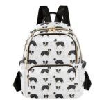 Border Collie Dog Backpack for Women and Girls Lightweight Daypack