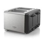 Bosch DesignLine 4 Slice Toaster – Stainless Steel