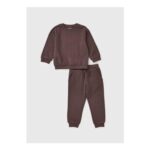Boys Brown Sweatshirt & Jogging Bottom Set (1-8yrs)
