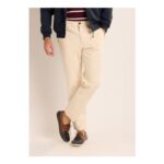Brakeburn Beige Didbrook Textured Trousers