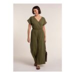 Brakeburn Khaki Ada Jumpsuit