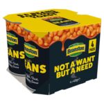 Branston Baked Beans in Tomato Sauce, 410 g (Pack of 4) – discount at checkout (£2.05 – £2.35 with s&s)